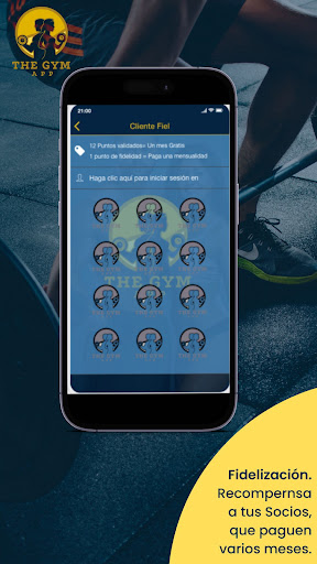 The Gym App Screen 2