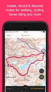 OS Maps: Explore hiking trails & walking routes screenshots 2