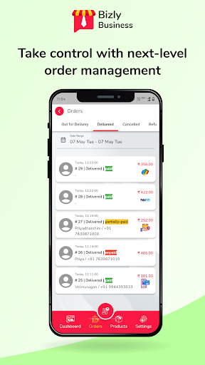 Bizly Business Screen 2