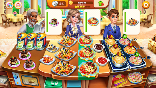 烹飪大師：瘋狂餐廳-好玩爽快美食烹飪遊戲