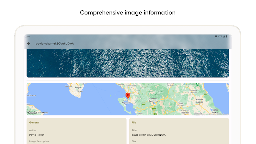 Screenshot of Graphie - EXIF management