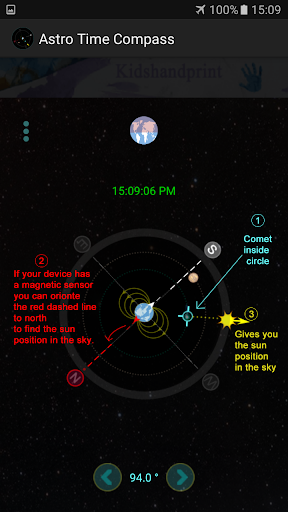 AstroTime Compass Screen 3