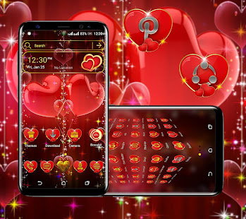 Valentine Heart Launcher Theme 1.2 APK screenshots 4