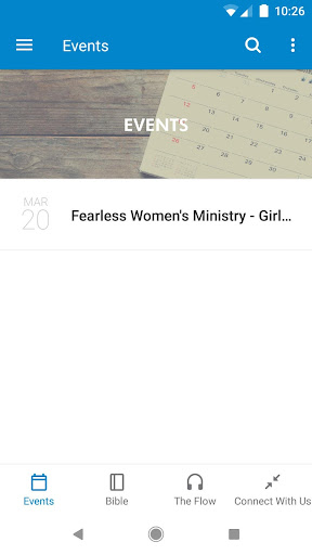 Android application The Fountain Church App screenshort
