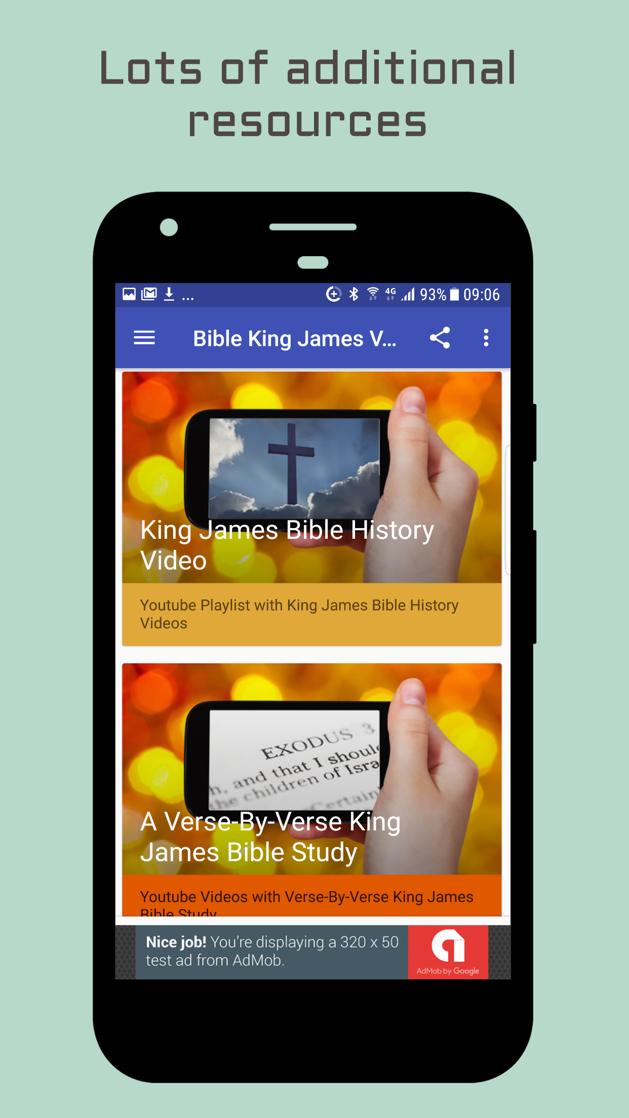 Android application King James Bible - KJV Audio screenshort
