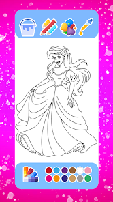 Princess Coloring Book & Games 1.0 APK + Mod (Unlimited money) إلى عن على ذكري المظهر