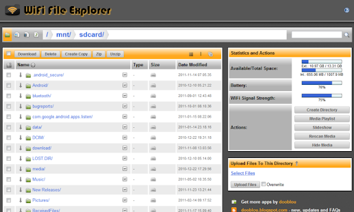 WiFi File Explorer PRO Captura de tela