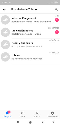 Hostelería de Toledo Screen 3