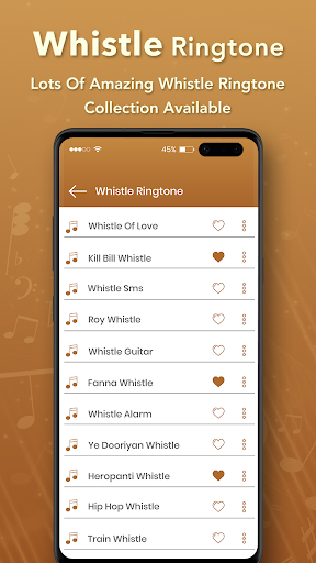 Whistle Ringtone Screen 2