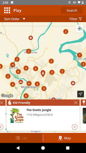 Screenshot of Visit Mountaineer Country