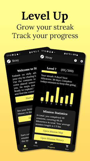Android application Stray screenshort