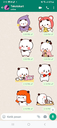 Stiker WA Gemoy Gerak Screen 2