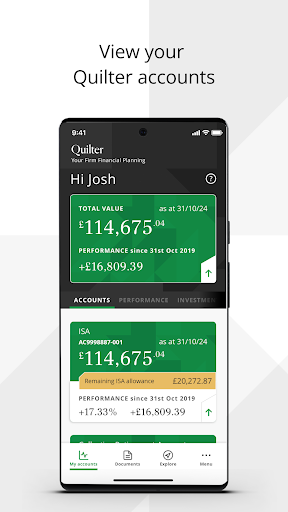 Vista previa de la aplicación