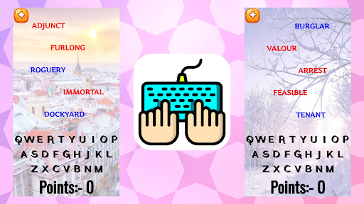 Android application Typing King: Classic Word Game screenshort
