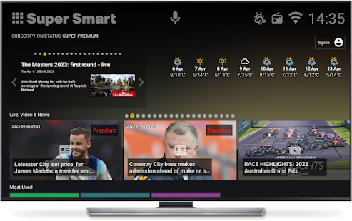 Super Smart TV Launcher LIVE Screenshot