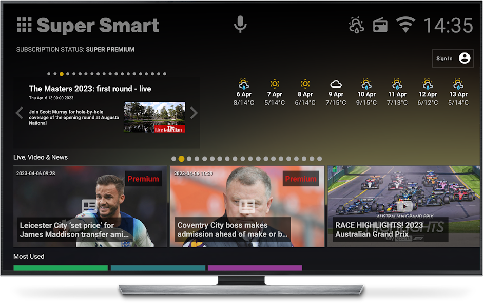 Super Smart TV Pelancar 3.8.11 APK + Mod (Unlimited money) untuk android
