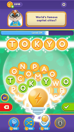 Android application Word Bubbles screenshort