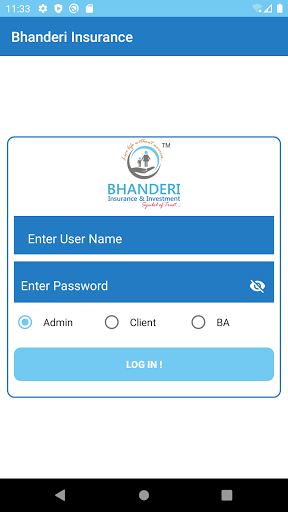 Bhanderi Insurance Screen 2