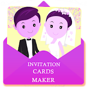 Invitation Cards Maker: Digital invites & eCards  Icon