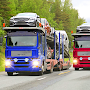 Car Carrier Truck Transport 3D