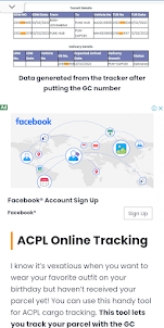 ACPL Tracking