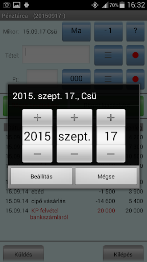 Egyszerű pénztárca