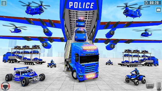 ألعاب نقل سيارات الشرطة 4