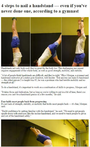How to Do Gymnastics Handstand Screenshot 2 - AppWisp.com