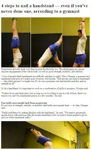 How to Do Gymnastics Handstand