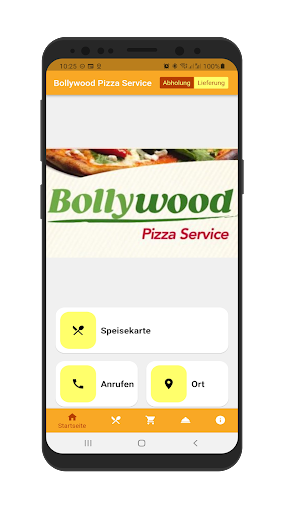 Android application Bollywood Pizza Service screenshort