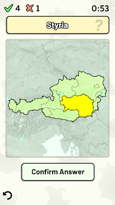 States of Austria Quiz - Screenshot 1