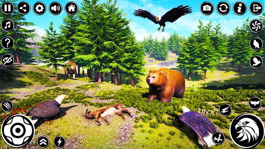 Captura de Pantalla 4 eagle simulator: juegos caza android