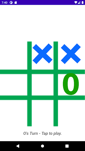 Tic Tac Toe Screen 3