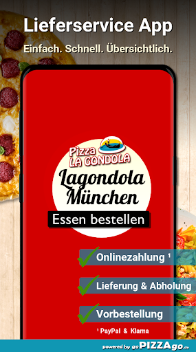 Android application Pizza La Gondola München Milbe screenshort