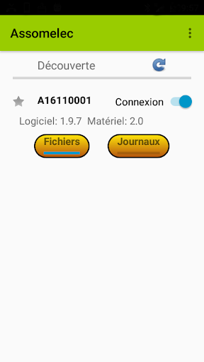 Android application Assomelec screenshort