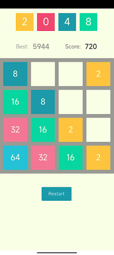 simple2048 Screen 3