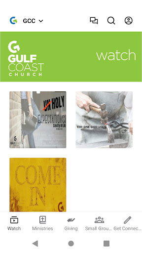 Android application Gulf Coast Church Bradenton screenshort