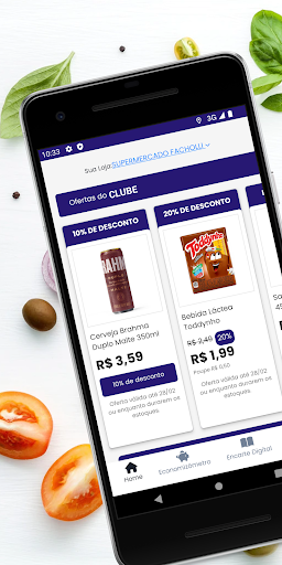 Android application Clube do Supermercado Facholli screenshort