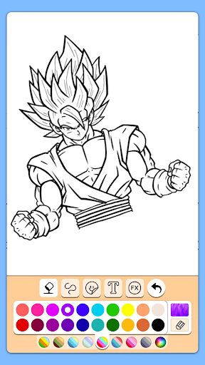 Ultra Instinct Coloring Book Screen 3