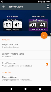 Captura de Pantalla 3 World Clock Widget 2021 Pro android