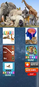 Animal Quiz Learn & Play game