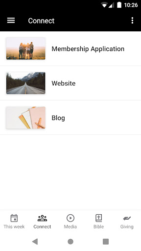 FBC app Screen 2