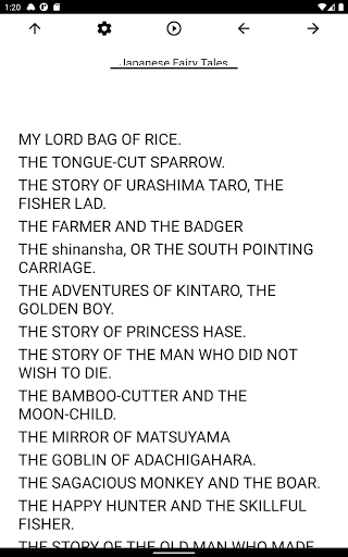 Book, Japanese Fairy Tales Screen 3