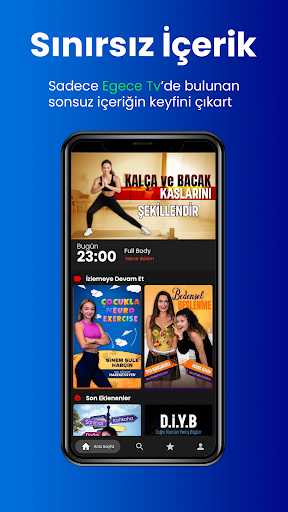 Android application EgeceTV - Zayıflatan İçerikler screenshort