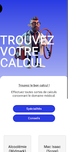 Android application Docteur Calcul screenshort