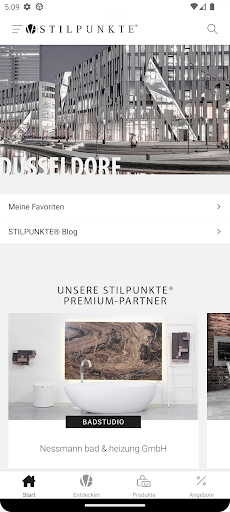 Android application Stilpunkte Lifestyle Guide screenshort