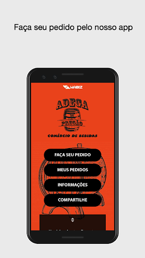 Android application Adega do Pregão screenshort