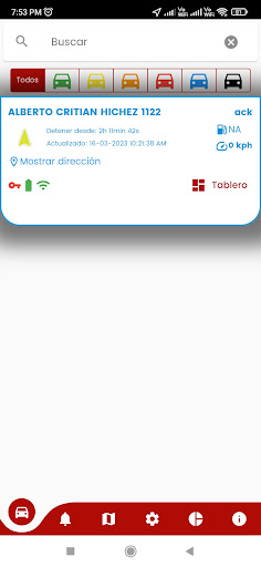 ALERTA GPS Screen 2