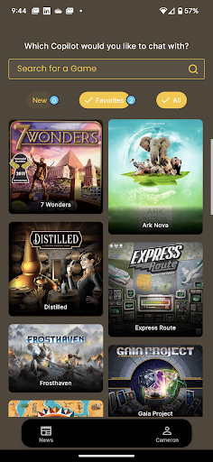Android application Board Game Copilot screenshort