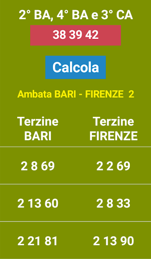 Ambata e Terzine BA e FI Screen 2